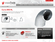 Tablet Screenshot of inoxtrade.com.br